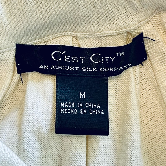 Silk Cotton Blend Halter Top - C’est City - Picture 10 of 12